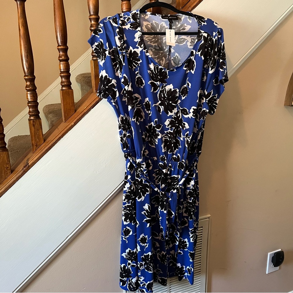 Lane Bryant Floral Wrap Dress NWT